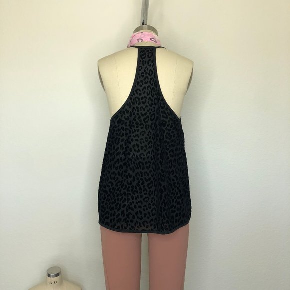 Kate Spade Leopard Print Mesh Tank Active Racerbac - Picture 2 of 8